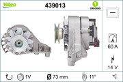 439013 VALEO alternátor 439013 VALEO