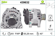 439632 VALEO alternátor 439632 VALEO