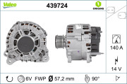 439724 generátor VALEO ORIGINS NEW VALEO