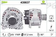 439837 generátor VALEO ORIGINS NEW VALEO