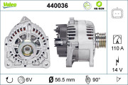 440036 generátor VALEO RE-GEN REMANUFACTURED VALEO