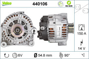 440106 generátor VALEO RE-GEN REMANUFACTURED VALEO