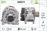 440211 generátor VALEO RE-GEN REMANUFACTURED VALEO