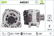 440241 generátor VALEO RE-GEN REMANUFACTURED VALEO