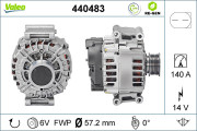 440483 generátor VALEO RE-GEN REMANUFACTURED VALEO