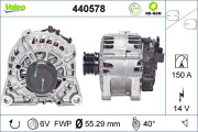 440578 generátor VALEO RE-GEN REMANUFACTURED VALEO