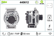 440612 generátor VALEO RE-GEN REMANUFACTURED VALEO