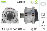 440616 generátor VALEO RE-GEN REMANUFACTURED VALEO