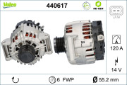 440617 generátor VALEO RE-GEN REMANUFACTURED VALEO