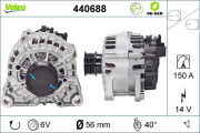 440688 generátor VALEO RE-GEN REMANUFACTURED VALEO