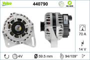 440790 generátor VALEO RE-GEN REMANUFACTURED VALEO