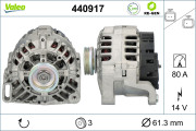 440917 generátor VALEO RE-GEN REMANUFACTURED VALEO