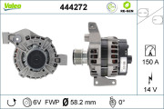 444272 generátor VALEO RE-GEN REMANUFACTURED VALEO