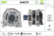 444274 generátor VALEO RE-GEN REMANUFACTURED VALEO