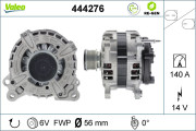 444276 generátor VALEO RE-GEN REMANUFACTURED VALEO