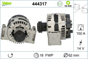 444317 generátor VALEO RE-GEN REMANUFACTURED VALEO