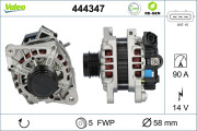 444347 generátor VALEO RE-GEN REMANUFACTURED VALEO