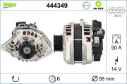 444349 generátor VALEO RE-GEN REMANUFACTURED VALEO