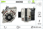 444352 generátor VALEO RE-GEN REMANUFACTURED VALEO