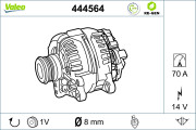 444564 generátor VALEO RE-GEN REMANUFACTURED VALEO