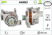 444663 generátor VALEO RE-GEN REMANUFACTURED VALEO