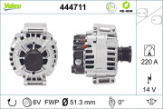 444711 generátor VALEO RE-GEN REMANUFACTURED VALEO