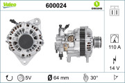 600024 VALEO alternátor 600024 VALEO