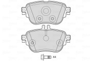 601740 Sada brzdových destiček, kotoučová brzda VALEO