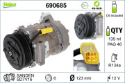 690685 Kompresor, klimatizace VALEO RE-GEN REMANUFACTURED VALEO