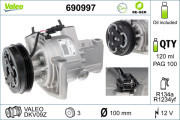 690997 Kompresor, klimatizace VALEO RE-GEN REMANUFACTURED VALEO