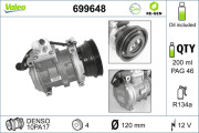 699648 Kompresor, klimatizace VALEO RE-GEN REMANUFACTURED VALEO