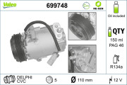 699748 Kompresor, klimatizace VALEO RE-GEN REMANUFACTURED VALEO