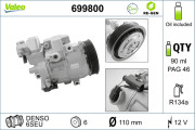 699800 Kompresor, klimatizace VALEO RE-GEN REMANUFACTURED VALEO