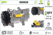 699858 Kompresor, klimatizace VALEO RE-GEN REMANUFACTURED VALEO