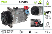 813619 Kompresor, klimatizace VALEO RE-GEN REMANUFACTURED VALEO