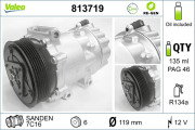 813719 Kompresor, klimatizace VALEO RE-GEN REMANUFACTURED VALEO