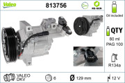 813756 Kompresor, klimatizace REMANUFACTURED VALEO