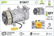 813817 Kompresor, klimatizace VALEO RE-GEN REMANUFACTURED VALEO