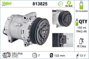 813825 Kompresor, klimatizace VALEO RE-GEN REMANUFACTURED VALEO