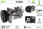 813883 Kompresor, klimatizace REMANUFACTURED VALEO