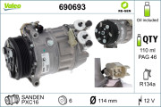 690693 Kompresor, klimatizace VALEO RE-GEN REMANUFACTURED VALEO