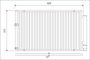 812880 Kondenzátor, klimatizace VALEO