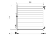 814053 Kondenzátor, klimatizace VALEO