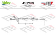 4102109 Tažné lanko, ovládání spojky FTE CLUTCH ACTUATION VALEO