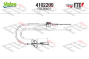 4102209 Tažné lanko, ovládání spojky FTE CLUTCH ACTUATION VALEO