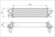 822930 Chladič turba VALEO