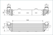 822934 Chladič turba VALEO