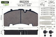 882209 Sada brzdových destiček, kotoučová brzda OPTIPACK VALEO