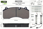 882259 Brzdové destičky OPTIPACK VALEO