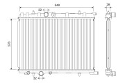 701190 Chladič, chlazení motoru VALEO